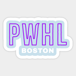 pwhl boston Sticker